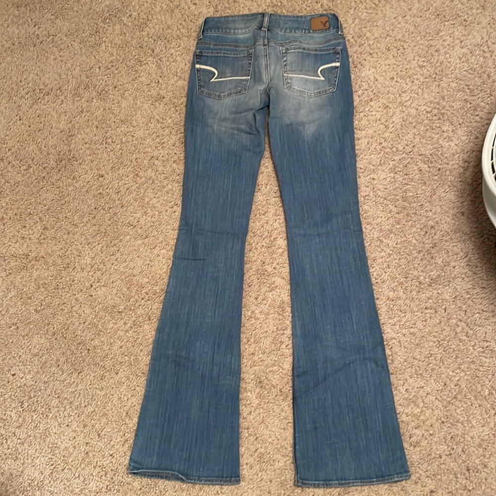 Like New American Eagle Artist Flare Jeans, Size 2 Xtra-Long.